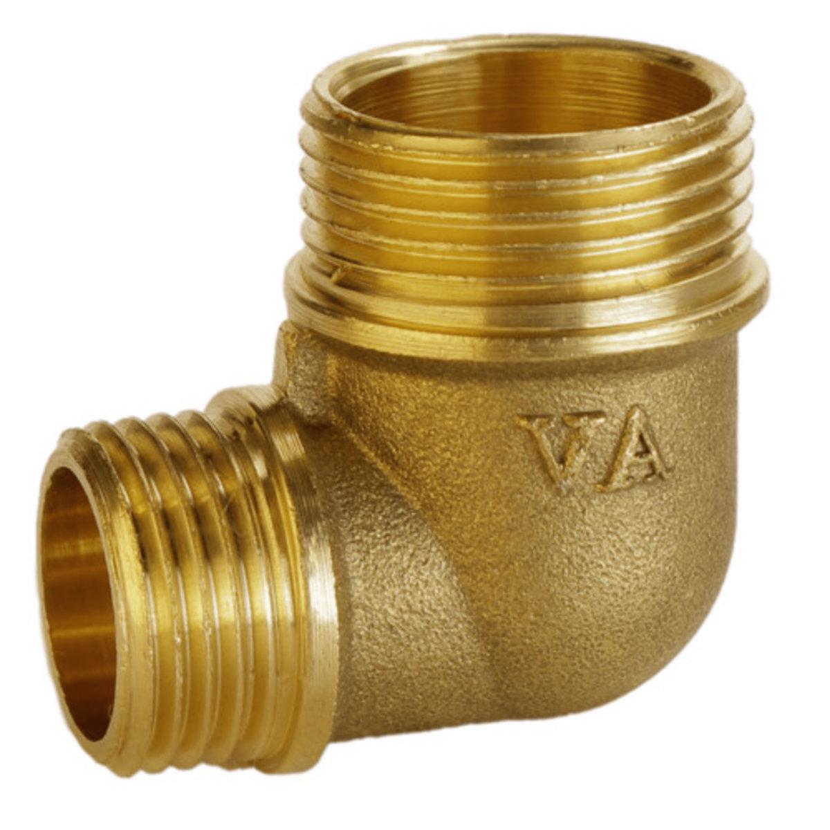 Колено латунное VA 3/4x1/2" ЗЗ (PUD-А0105А)
