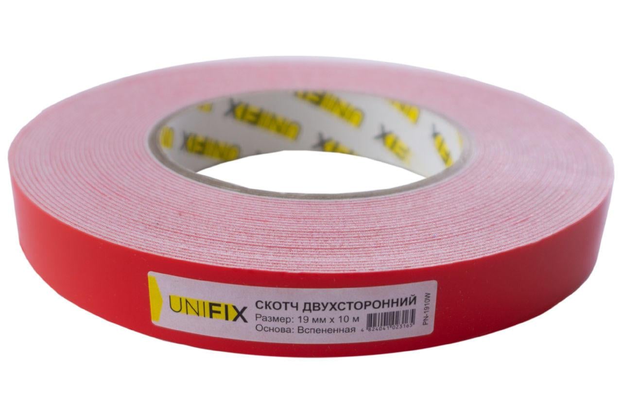 Лента двусторонняя Unifix 19 мм x 10 м вспененная Белый (PN-1910W)