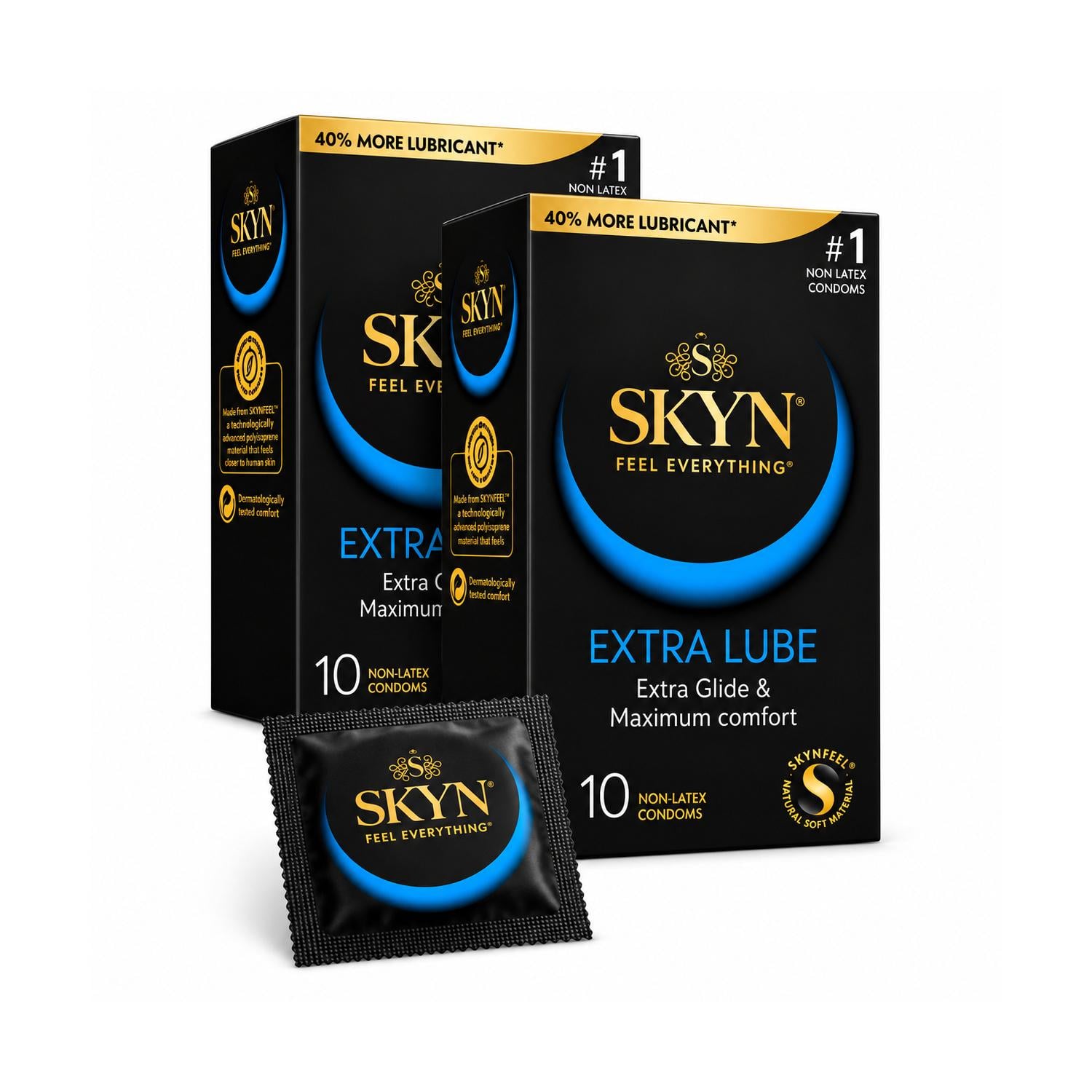 Презервативы SKYN Extra Lube безлатексные полиизопреновые с дополнительной смазкой 21 шт. (3033129341)