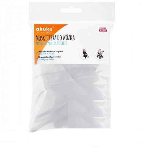 Москитная сетка на детскую коляску Akuku Белый (A0445-WHITE)