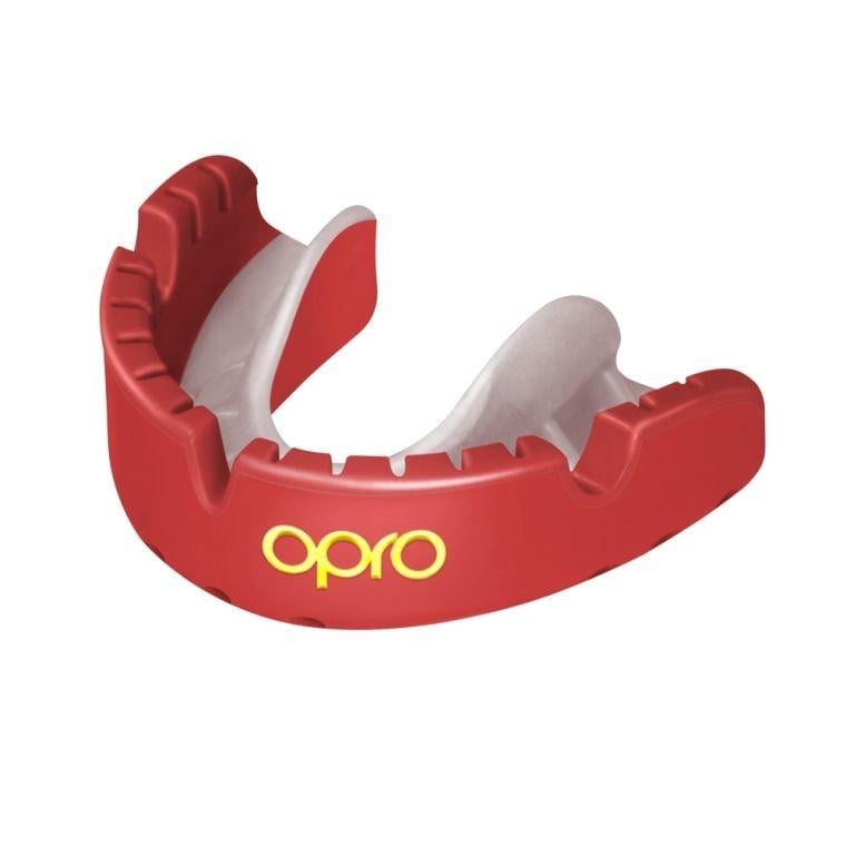 Капа Opro Gold Braces під брекети доросла вік 11+ Red/Pearl (102506003)