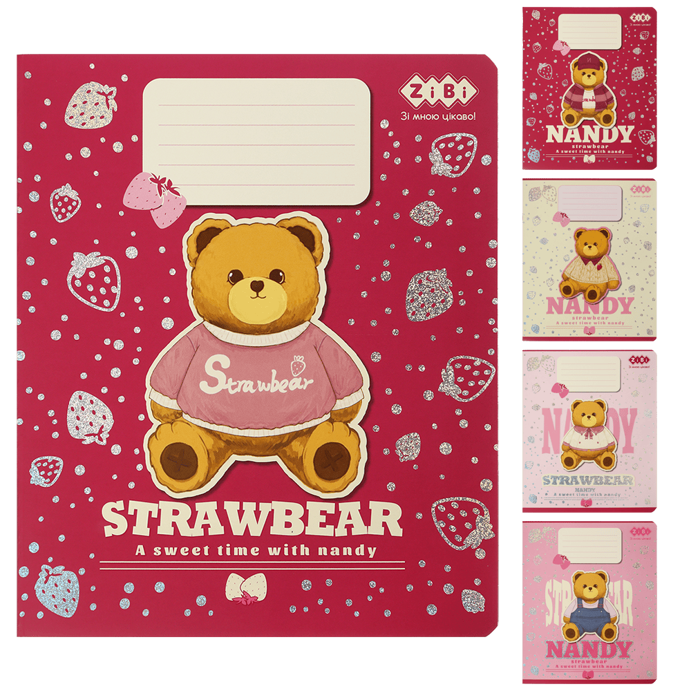 Набір шкільних зошитів 10 шт. BEAR (ZB25.1786K)