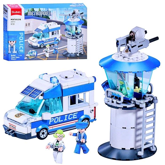 Конструктор Sluban Полиция 245 дет. (M38-B1218)