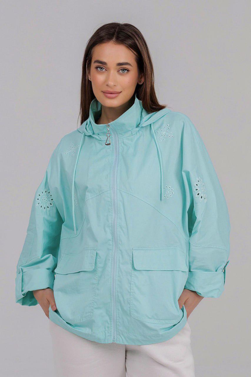 Вітровка оверсайз 5XL М'ятний (4411с/5XL)