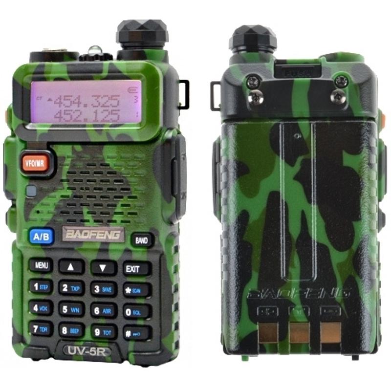 Рация Baofeng UV-5R Camo с гарнитурой c кнопкой РТТ (13720) - фото 4