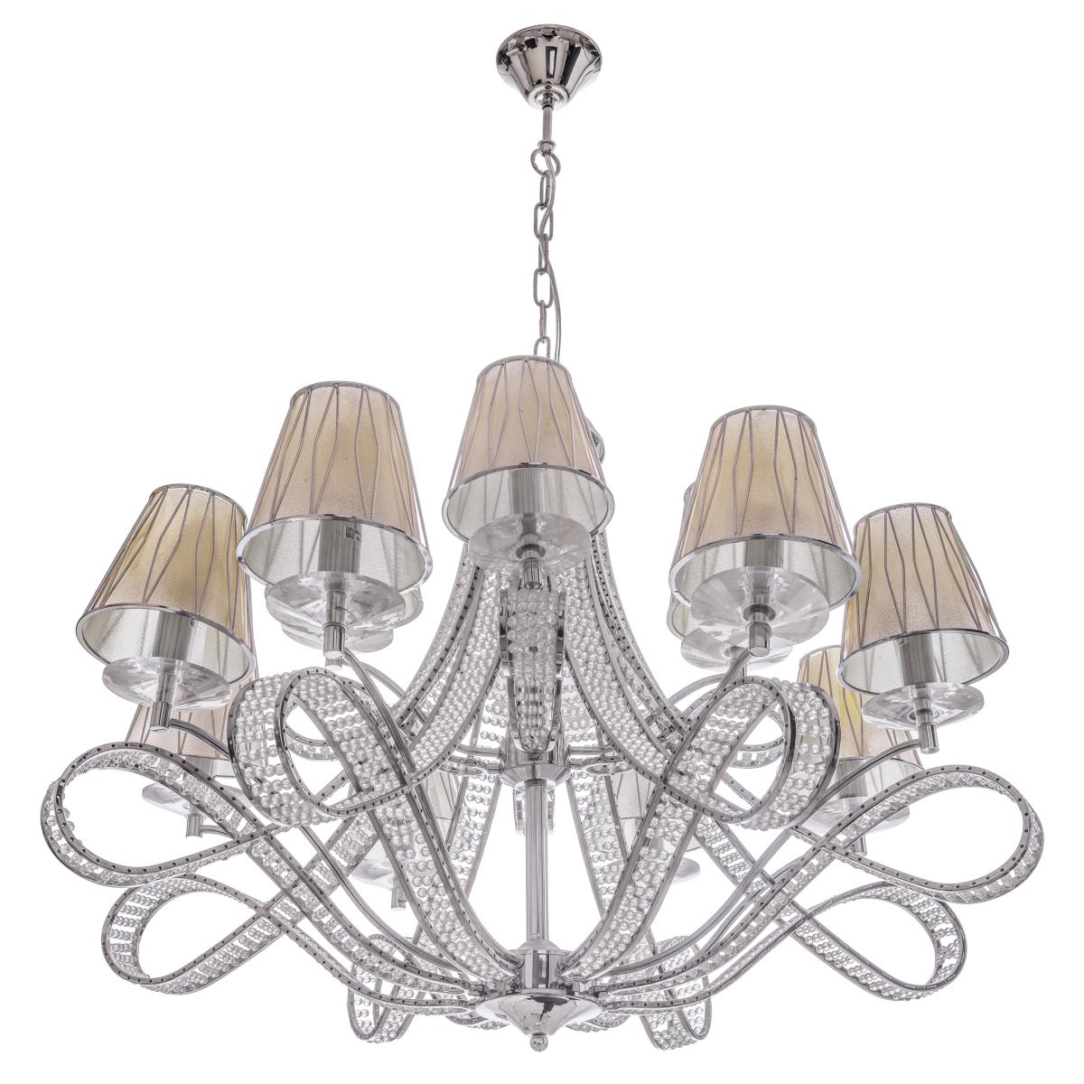 Люстра подвесная прованс хрустальная Brille BR-01 302S/12