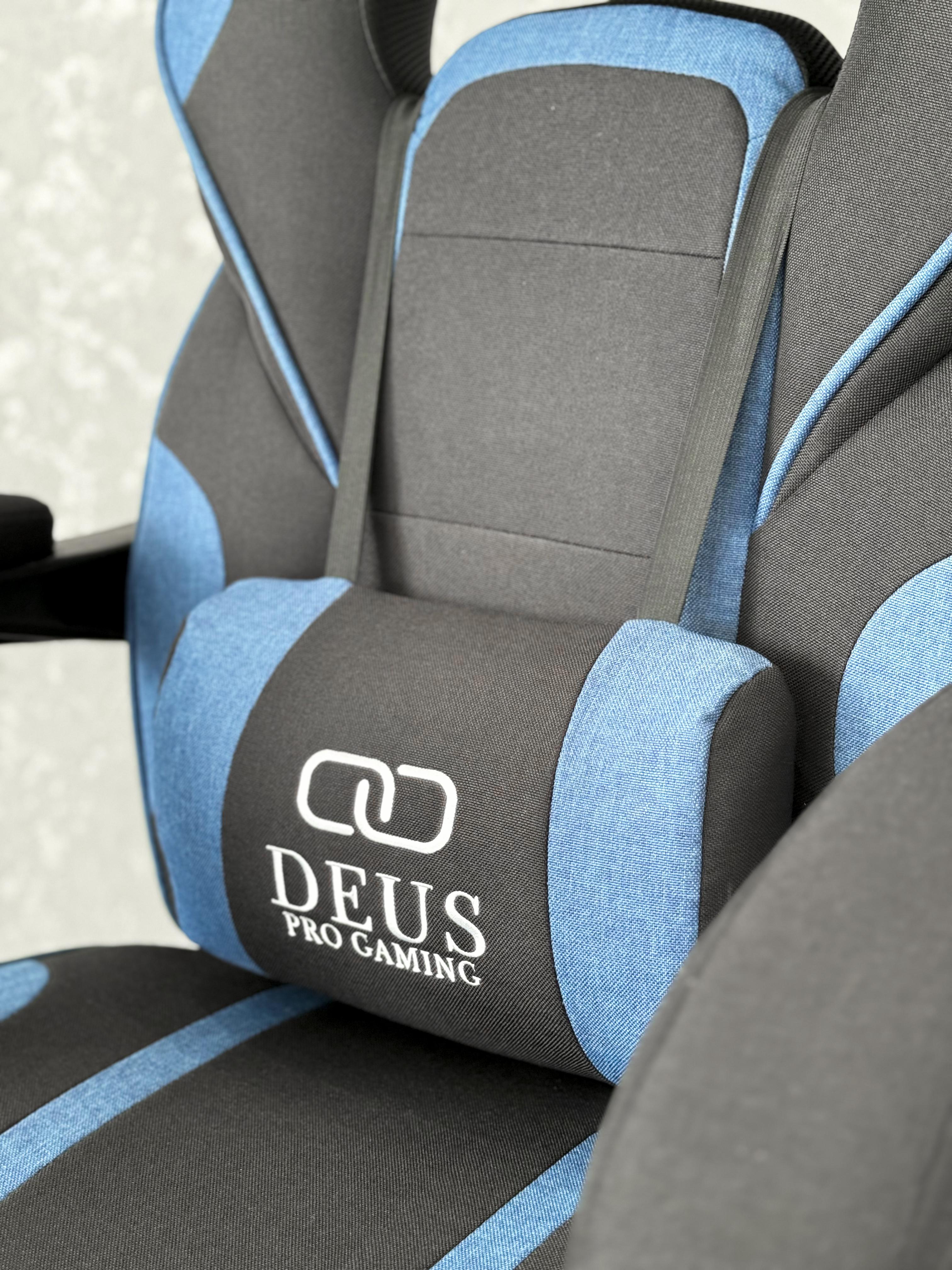 Кресло игровое Deus T14 Черный/Синий - фото 6
