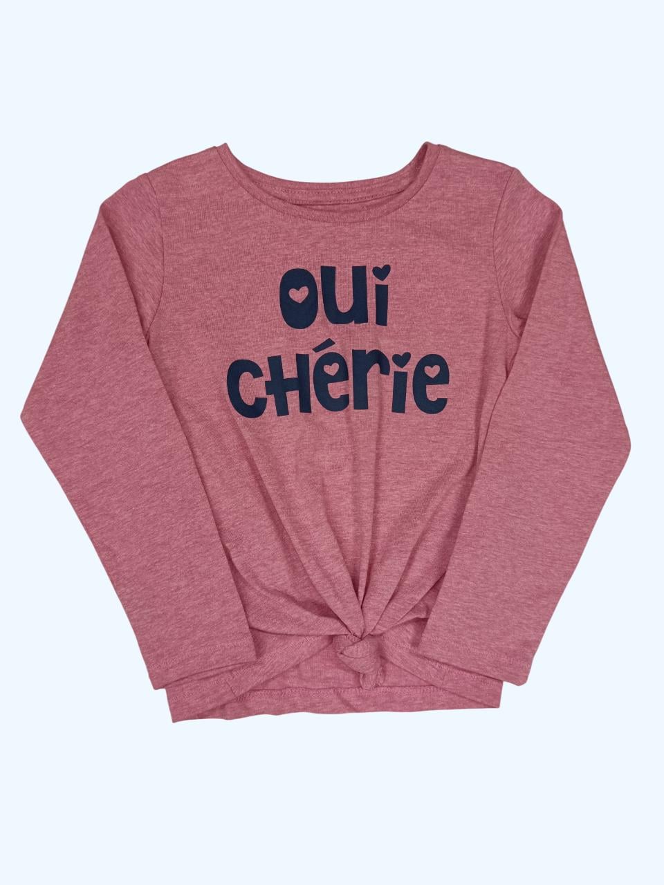 Лонгслів дитячий для дівчинки Minoti 116-122 см Рожевий (0285B)