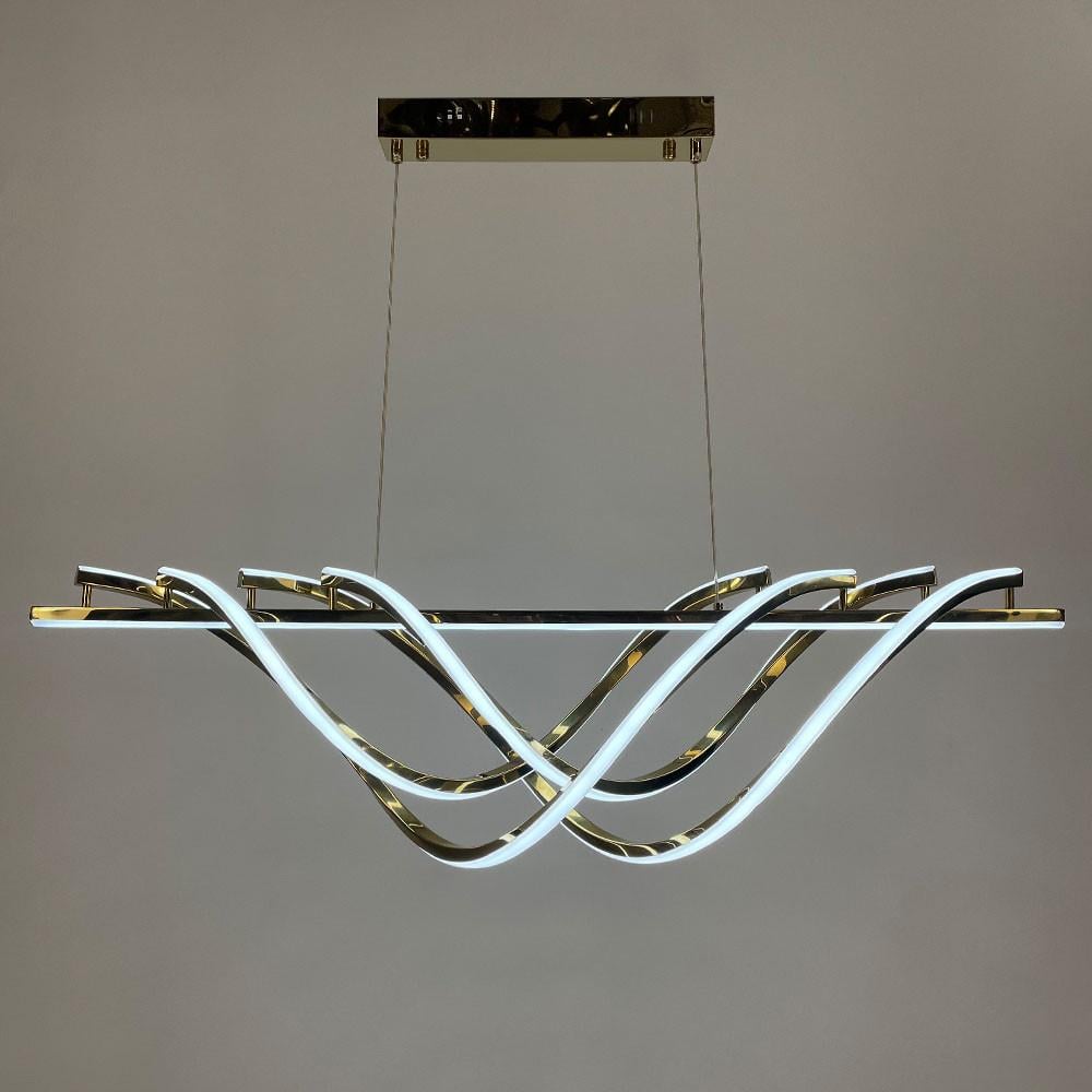 Люстра LED удлиненная 100 см Золотой (Y 406-1000 GD) - фото 3