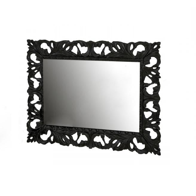 Дзеркало з рамою MiroMark Піонія 1200х1000 мм Чорний (MR-82-BL)