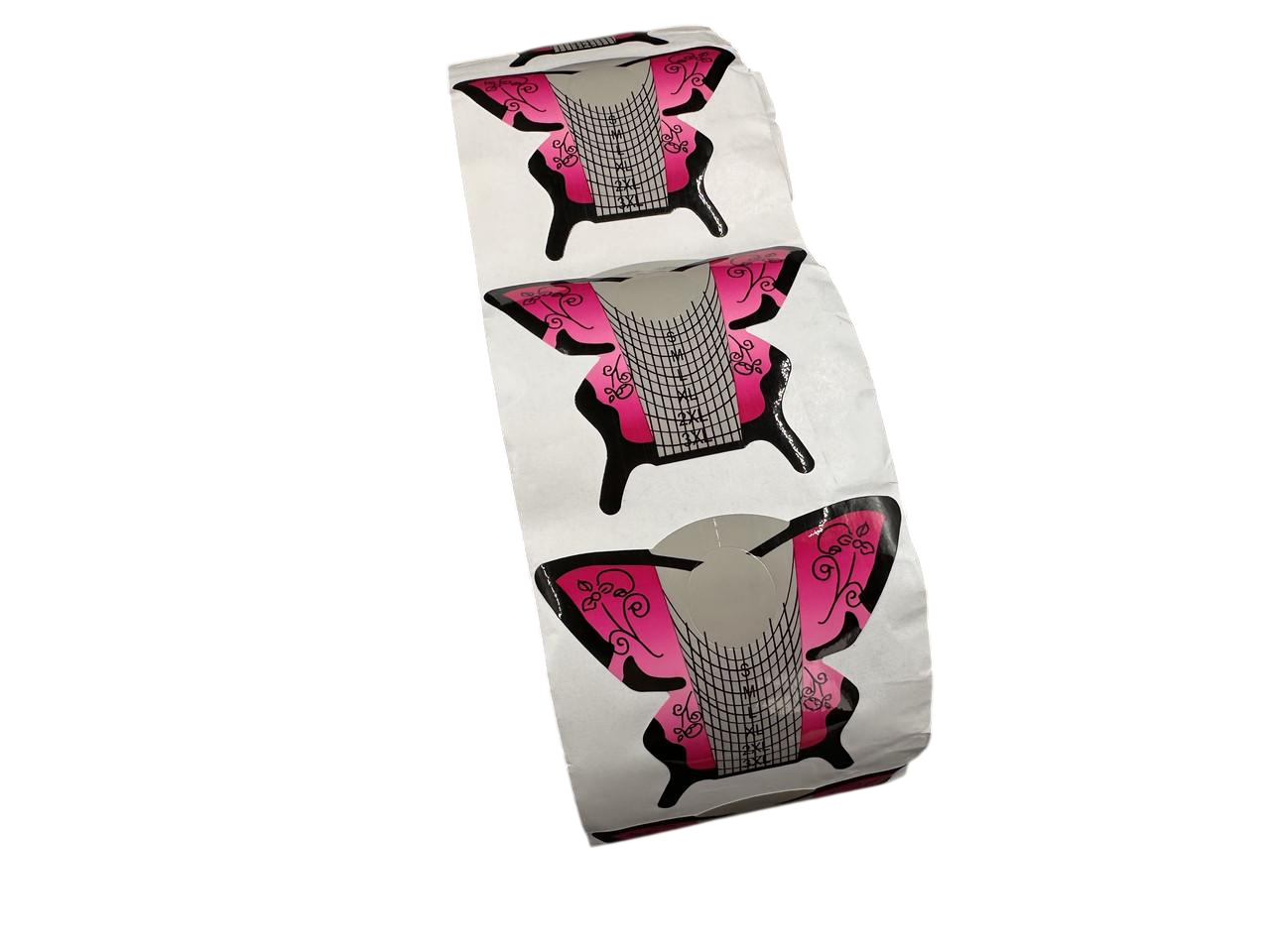 Формы для наращивания и моделирования ногтей универсальные на клеевой основе 500 шт. (NF-001)