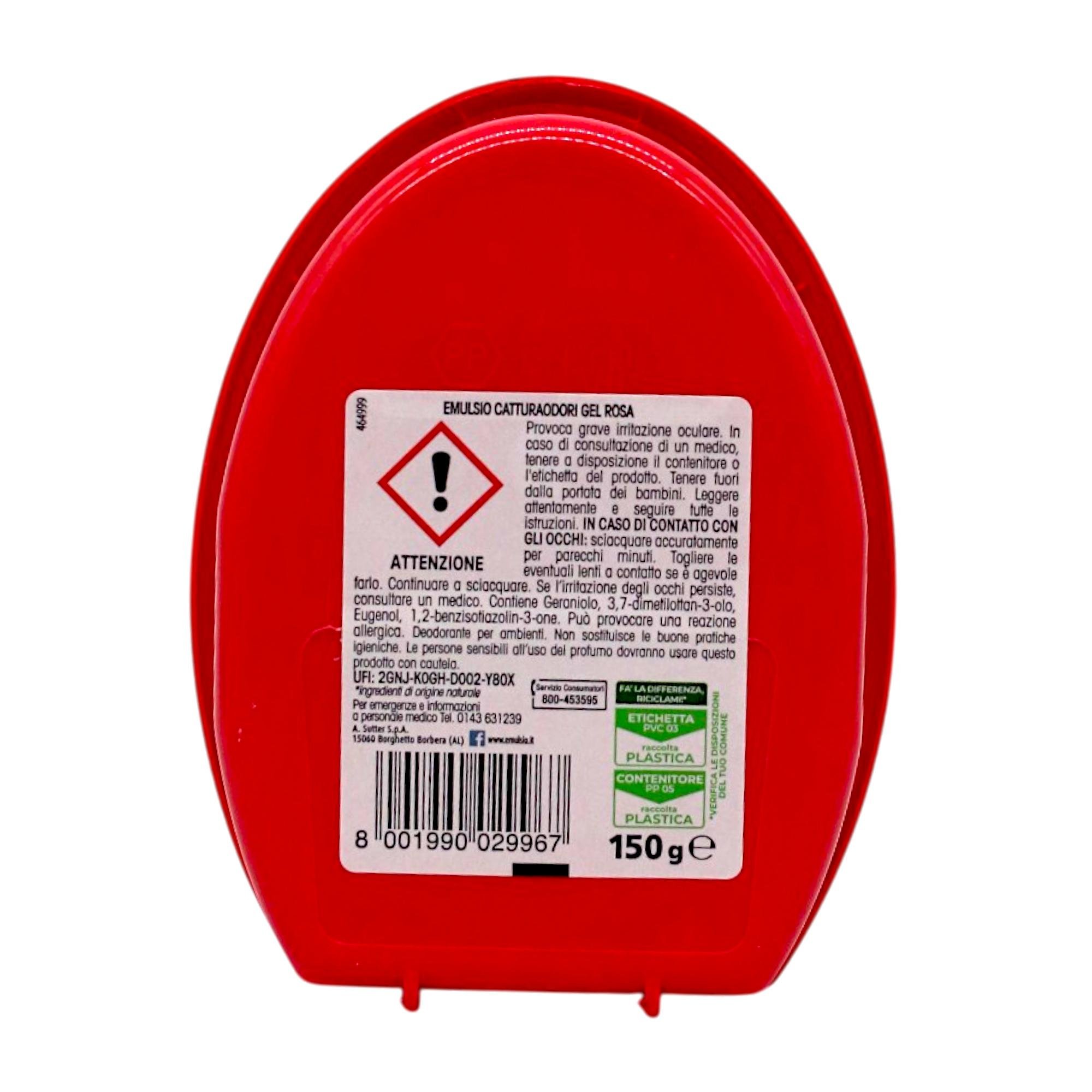 Освіжувач повітря Emulsio Rosa 150 г гелевий (НФ-00008499) - фото 2