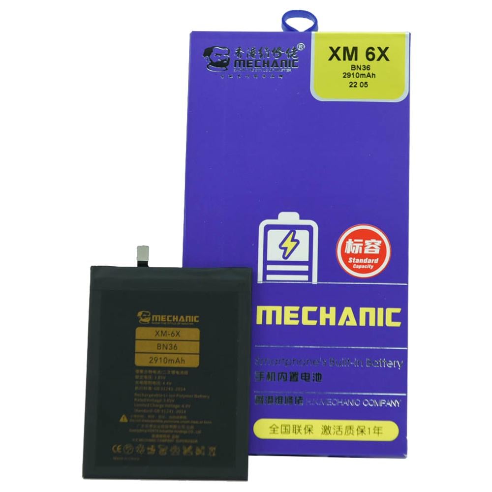 Акумулятор Mechanic BN36 для Xiaomi Mi A2/Mi 6X 2910mAh