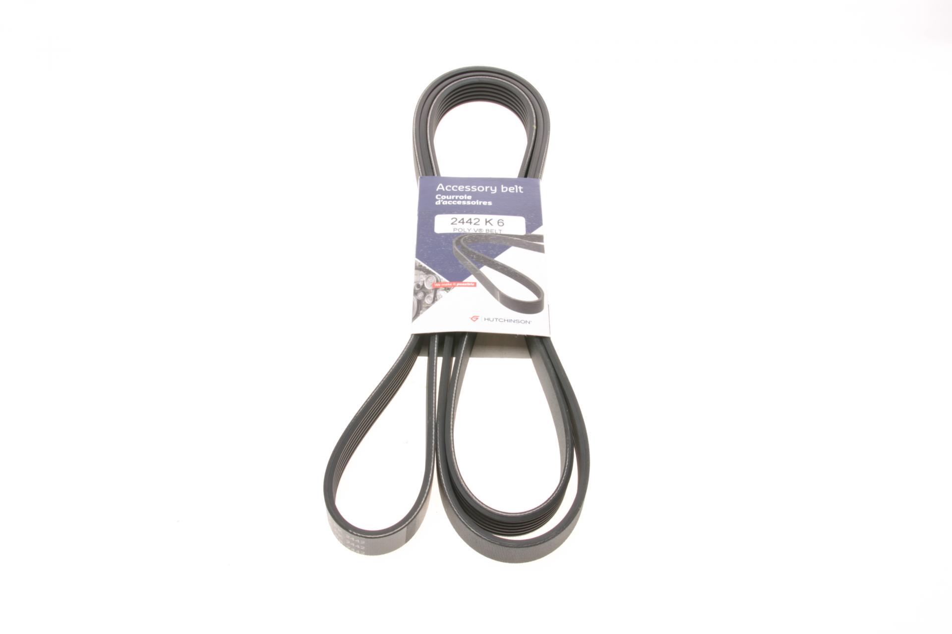 Ремень генератора HUTCHINSON MERCEDES-BENZ W211 55 AMG 02-08 6PK2442 (2442 K 6)