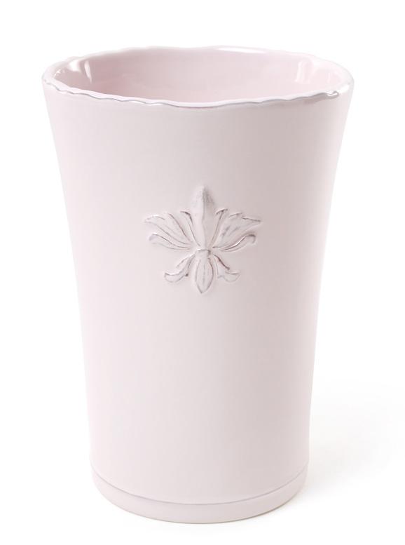 Ваза Shabby Chic Розовая Лилия 17 см керамическая (BD-902-103)