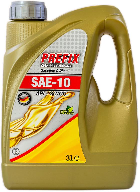 Масло для промывки Prefix API SC/CC SAE 10 3 л (000040370)