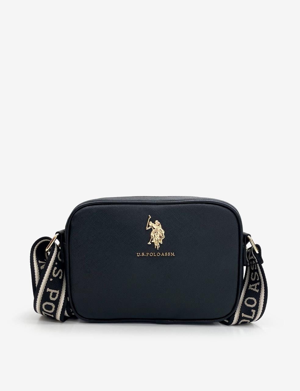 Жіноча сумка крос-боді U.S. Polo ASSN CLASSIC ZIP CROSSBODY Black (786662157848)