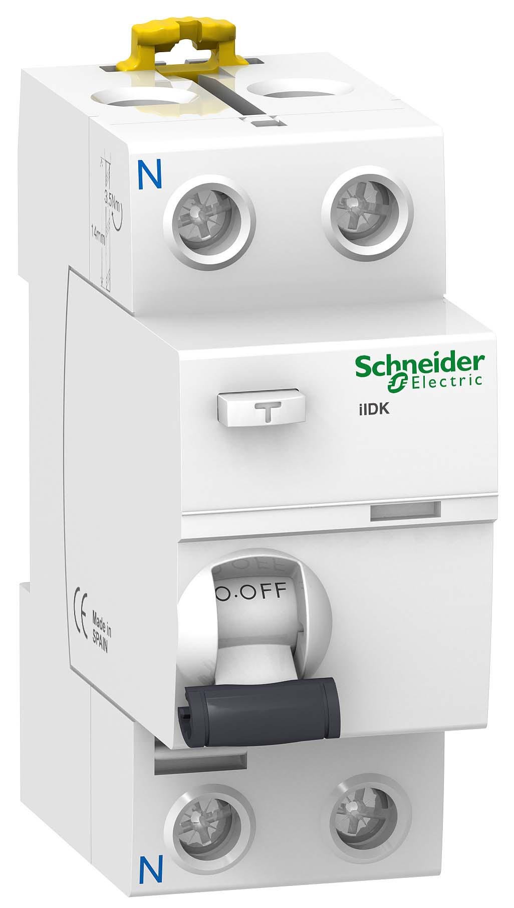 Устройство защитного отключения Schneider Electric Acti9 iID 2P 40А 30 мА Тип АС (A9R50240) - фото 1