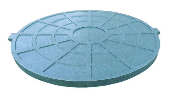 Крышка канализационного люка Войс 1 т Зеленый (voys17)
