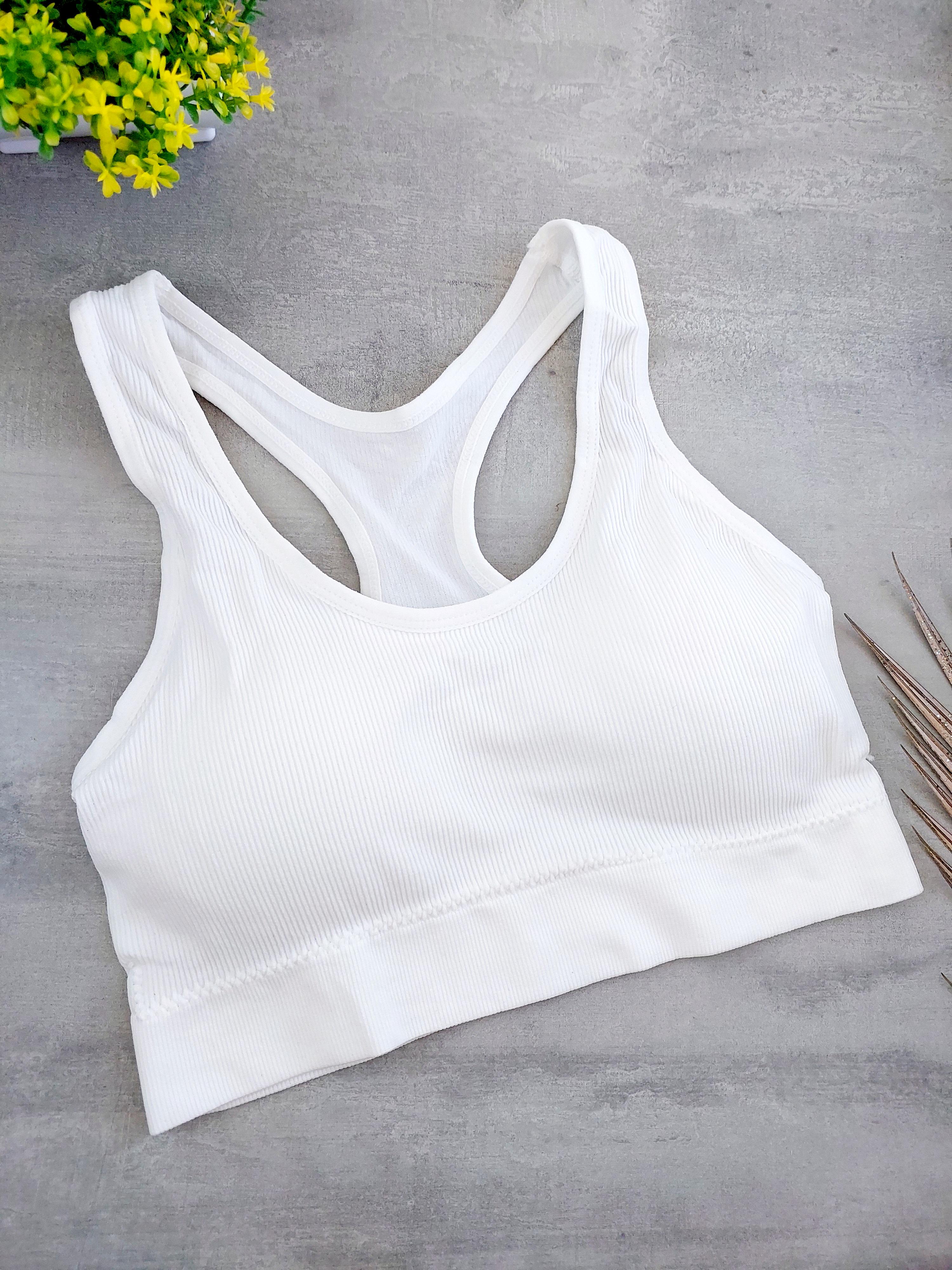 Топ в рубчик р. 42-44 Белый (T780-10)