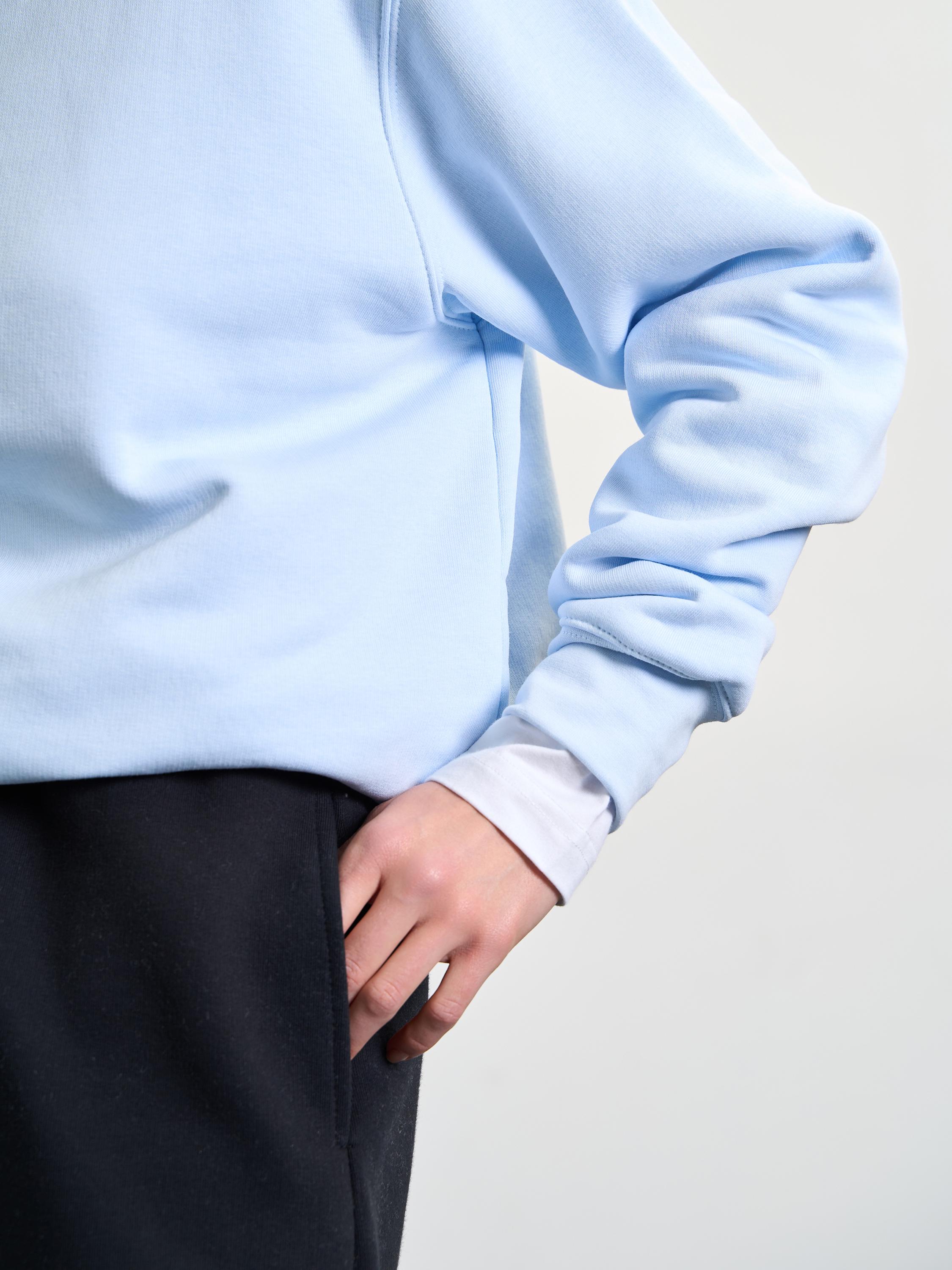 Свитшот женский утепленный ROZA 240428 S Морозный голубой (4824005710186) - фото 4 Свитшот женский утепленный ROZA 240428 S Морозный голубой (4824005710186) - фото 4