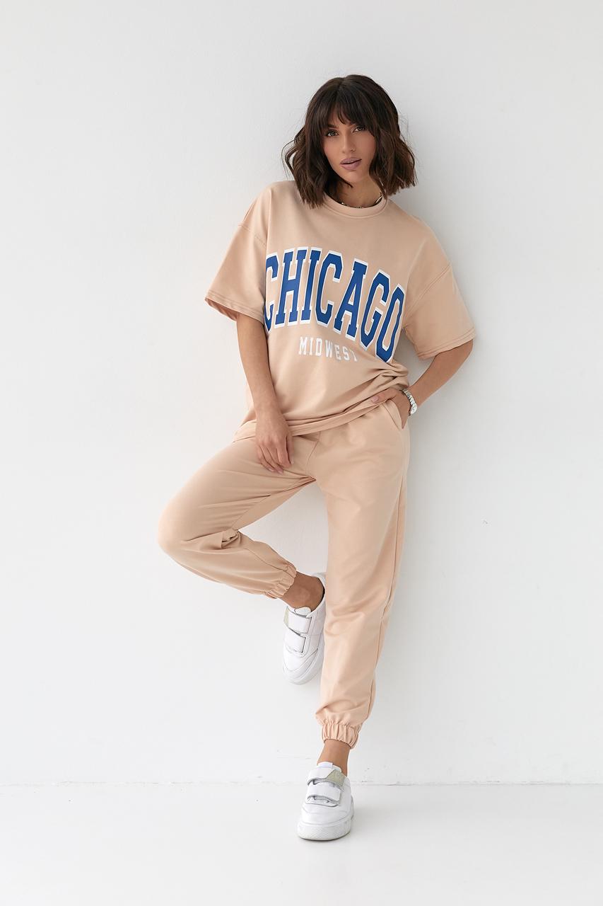 Спортивный костюм "Chicago" S Бежевый (10505029) Спортивный костюм "Chicago" S Бежевый (10505029)