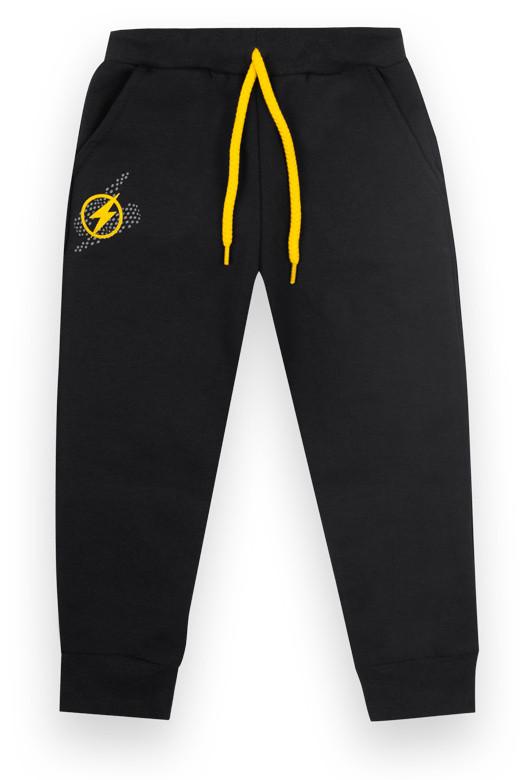 Брюки детские хлопковые для мальчика Gabbi BR-21-1-2 86 см Черный (12805)