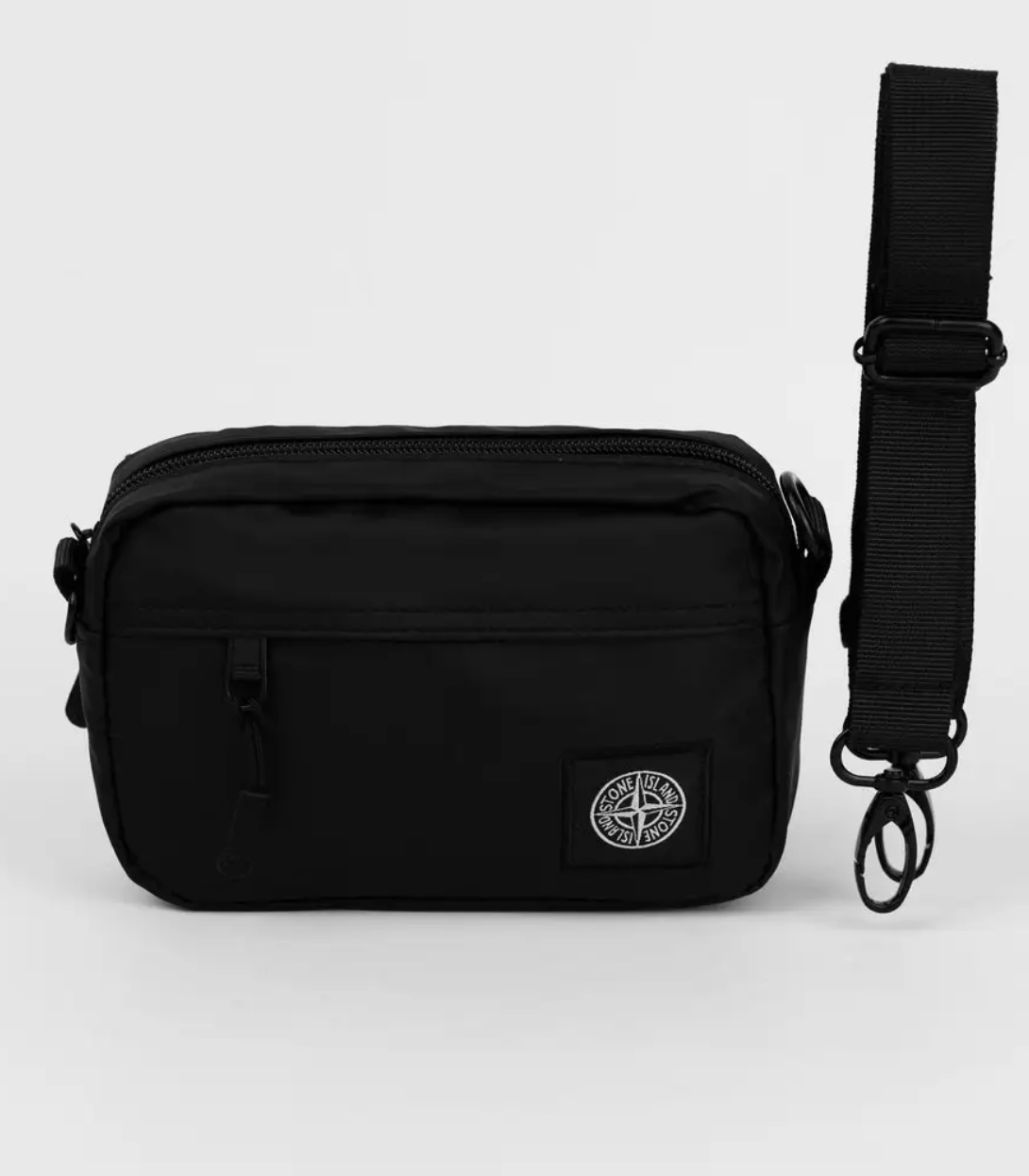 Чоловічі сумки месенджер Stone Island Чорний - фото 1 Чоловічі сумки месенджер Stone Island Чорний - фото 1