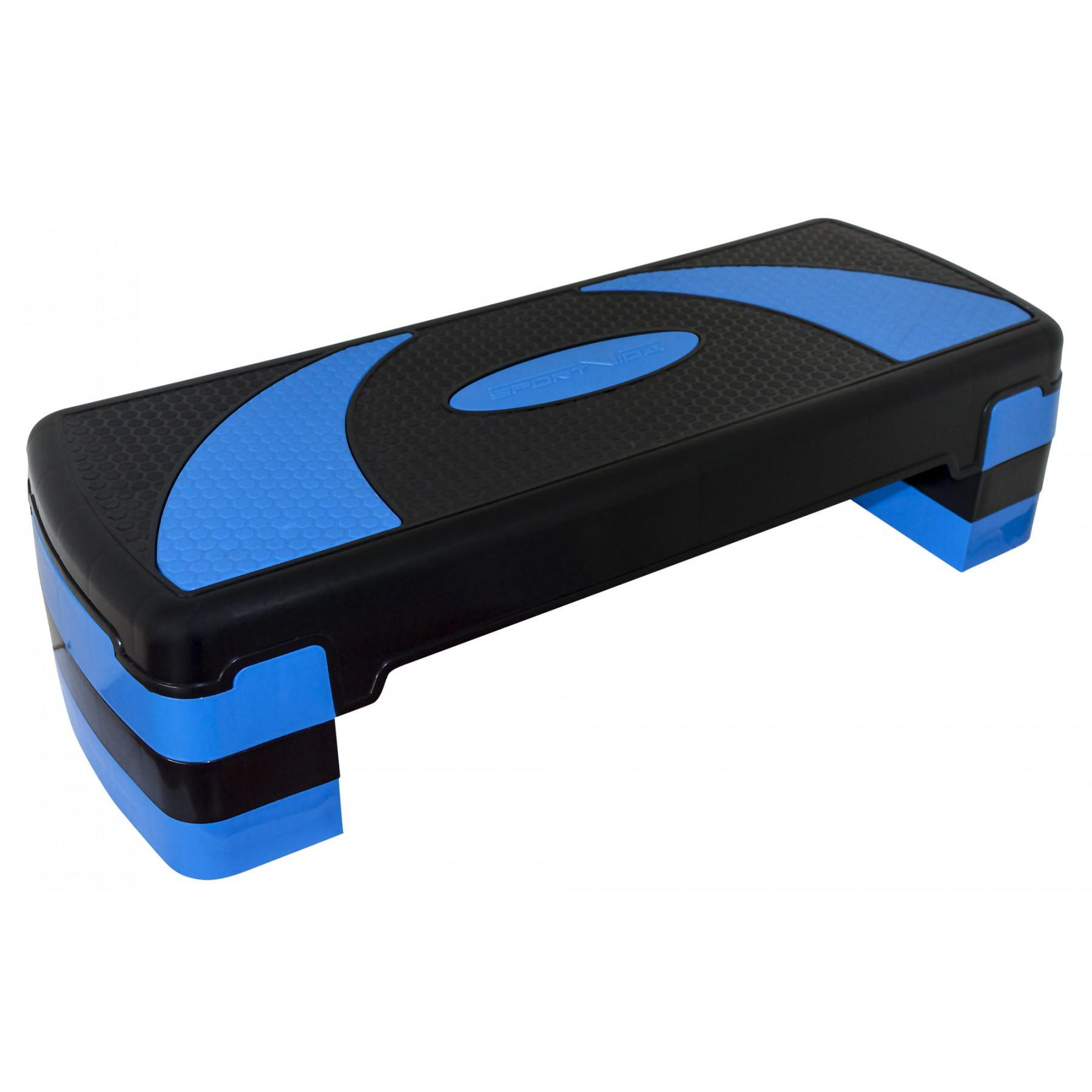 Степ-платформа SportVida 3-ступінчаста Black/Blue (20679)