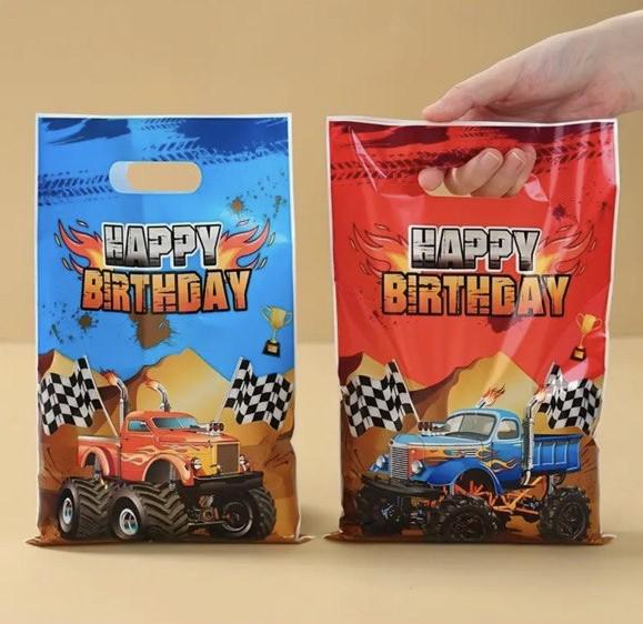 Подарочные пакеты детские для вкусных вкусов полиэтиленовые Happy Birthday Машины 25х16,5 см 10 шт. Подарочные пакеты детские для вкусных вкусов полиэтиленовые Happy Birthday Машины 25х16,5 см 10 шт.