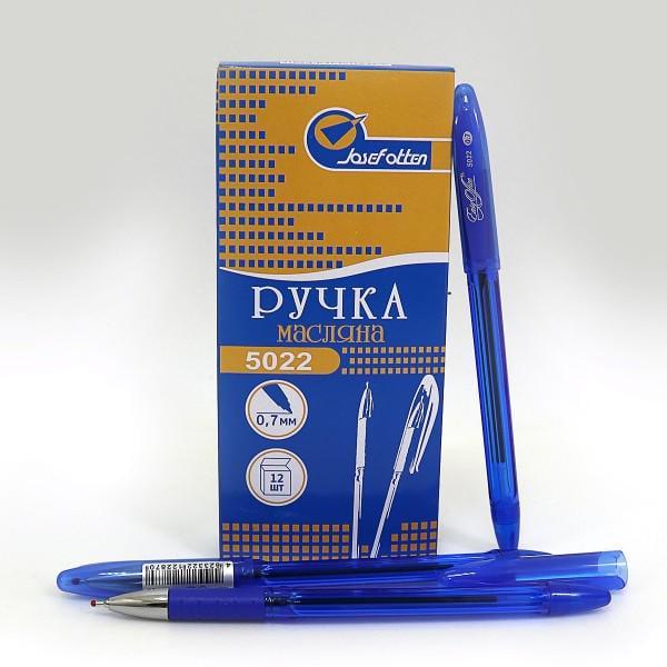 Ручка масляная J.Otten Easy Office 0,7 мм 12 шт. в уп. Синій (MTT-163846)