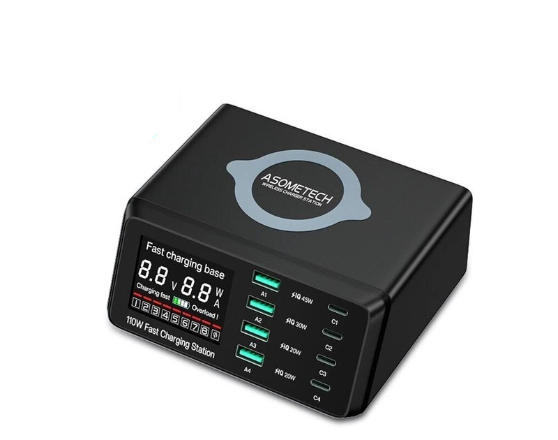 Зарядний пристрій Asometech з USB Type-C 110W