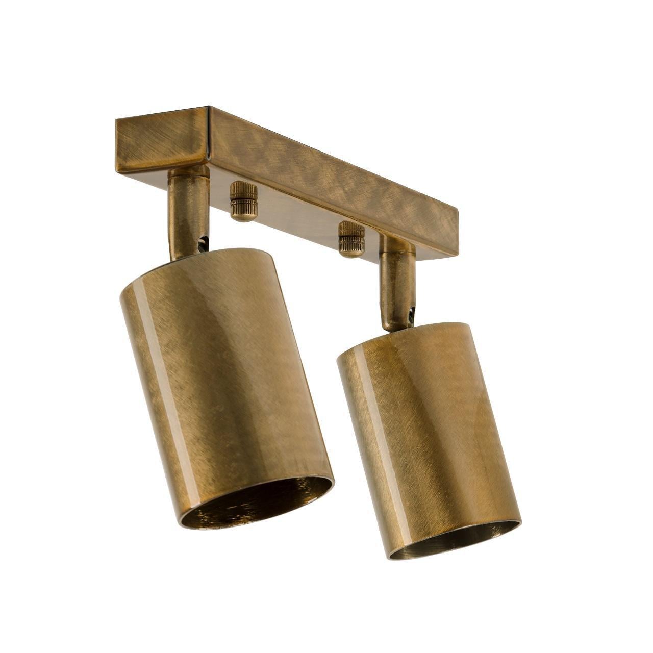 Светильник потолочный Chime GU10 L90-2 2хGU10 BrushGold (1091226) Светильник потолочный Chime GU10 L90-2 2хGU10 BrushGold (1091226)
