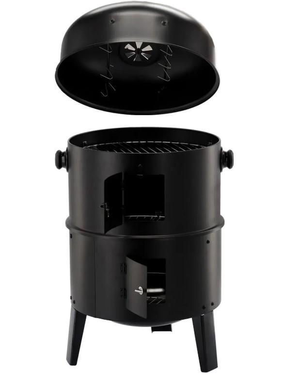 Гриль-коптильня Garden Line угольная  Черный