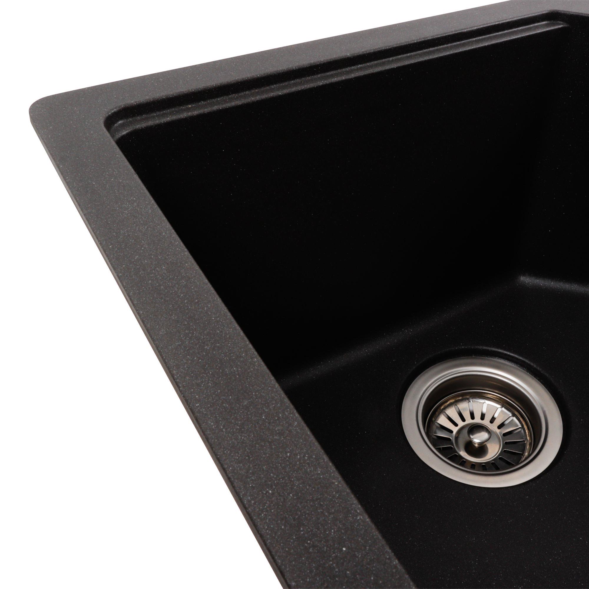 Мойка для кухни гранитная Platinum 7850 HARMONY матовая Морион - фото 4 Мойка для кухни гранитная Platinum 7850 HARMONY матовая Морион - фото 4