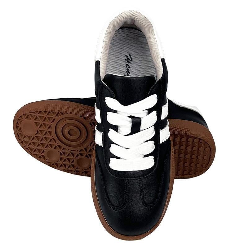 Кеды женские кожаные 3075-1 p. 37 23,5 см Черный