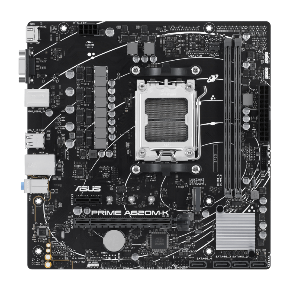 Материнська плата Asus PRIME A620 Socket AM5 DDR5 HDMI microATX (579875)