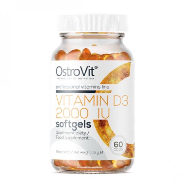 Вітамін D3 Ostrovit Vitamin D3 2000 60 caps