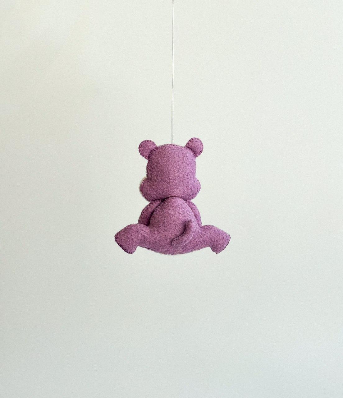 Мягкая игрушка фетровая бегемот ручная работа (29472387) - фото 3 Мягкая игрушка фетровая бегемот ручная работа (29472387) - фото 3