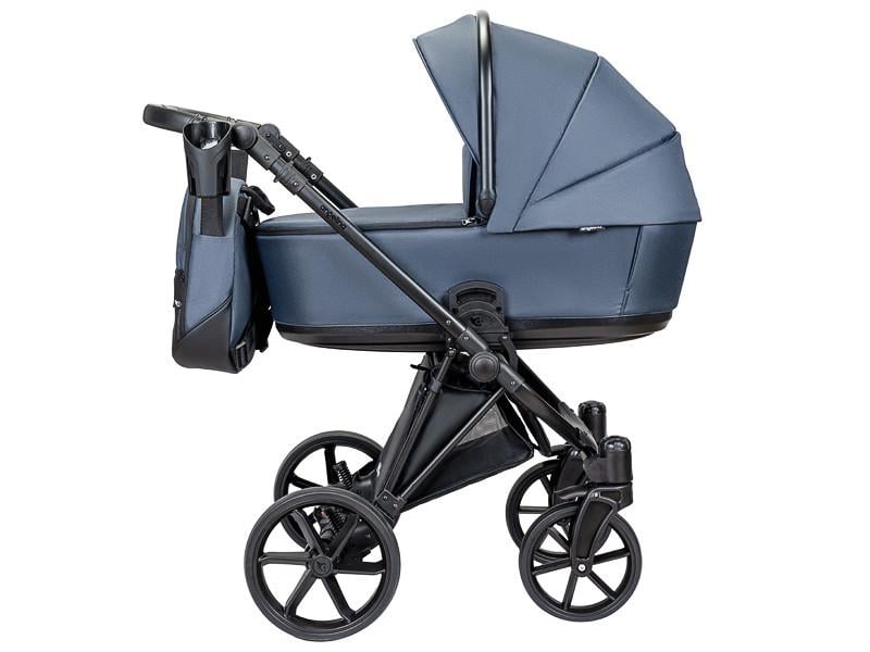 Коляска дитяча функціональна Angelini Enigma 2в1 Сіро-синій