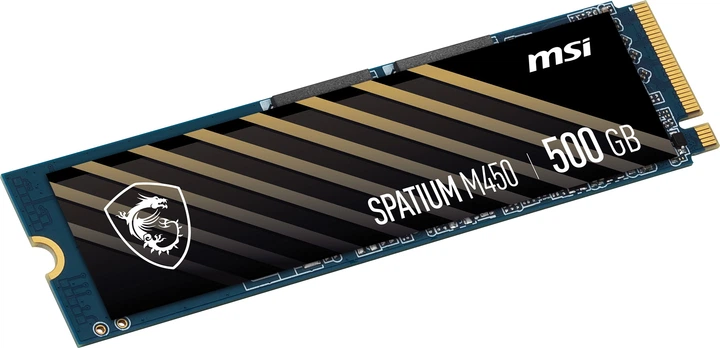 SSD-накопичувач MSI Spatium M450 M.2 2280 PCIe 4.0 x4 NVMe 3D NAND TLC 500 GB (S78-440K220-P83)