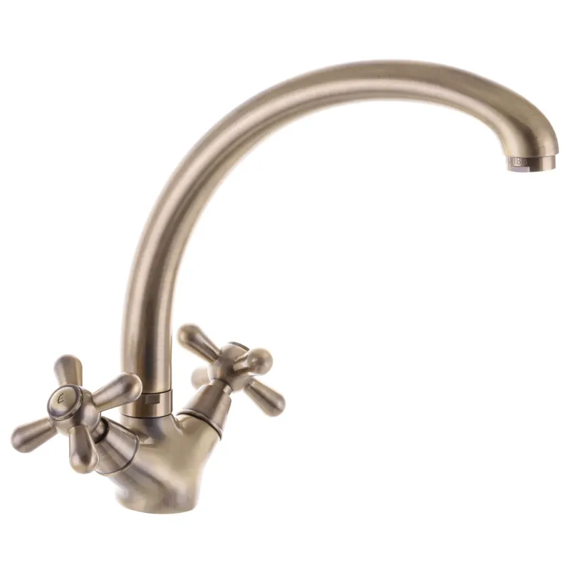 Змішувач для кухні Haiba Dominox 273 Бронзовий (HB0082)