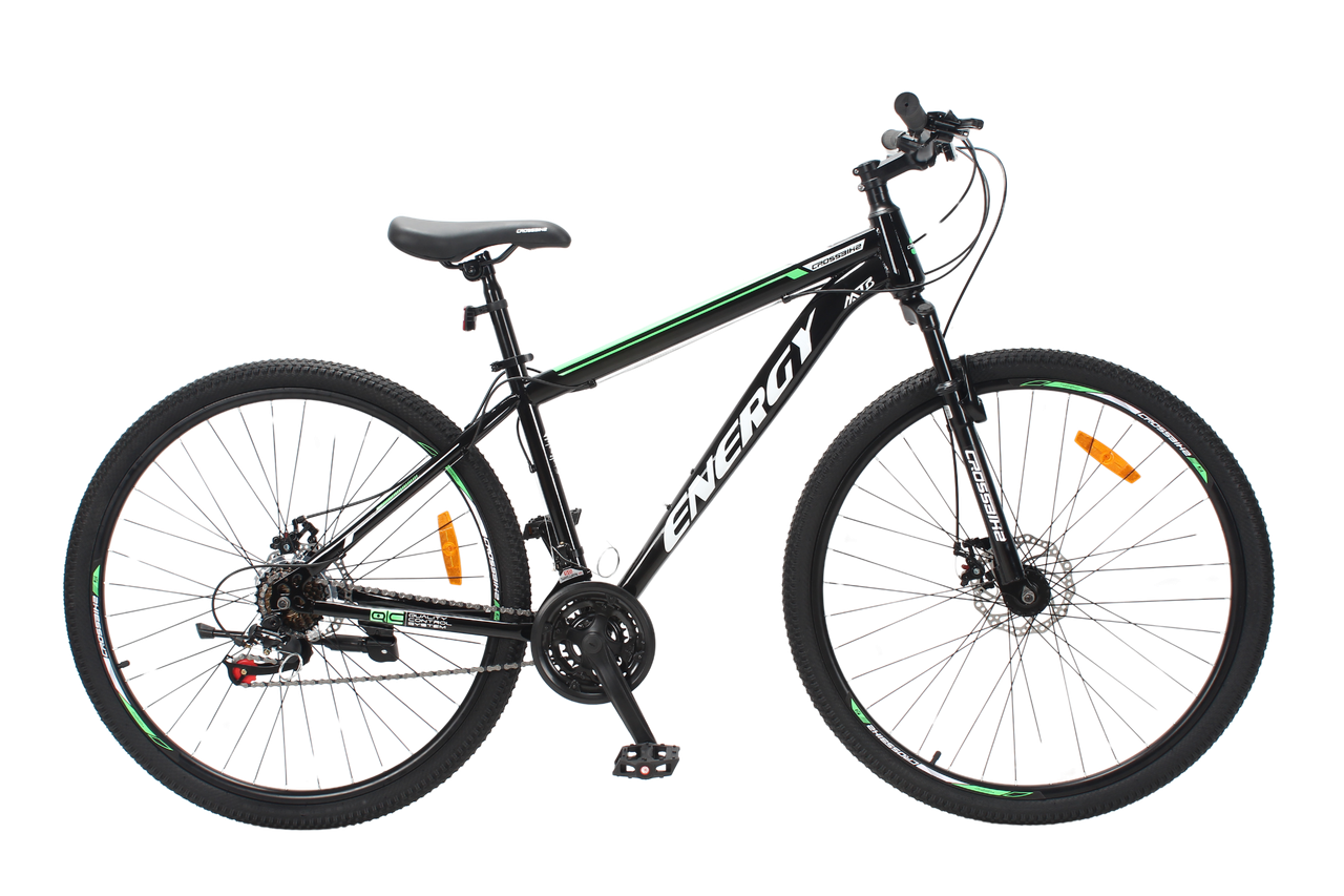 Велосипед CrossBike Energy 29" 17" Черно-зеленый