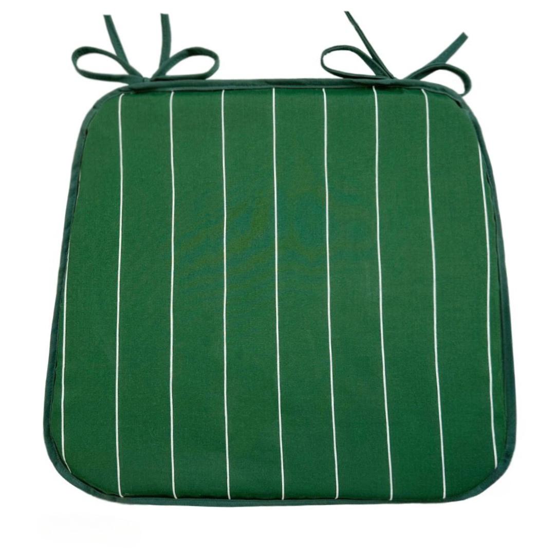 Подушка для стільця 32х38х2 см Зелений (247905504)