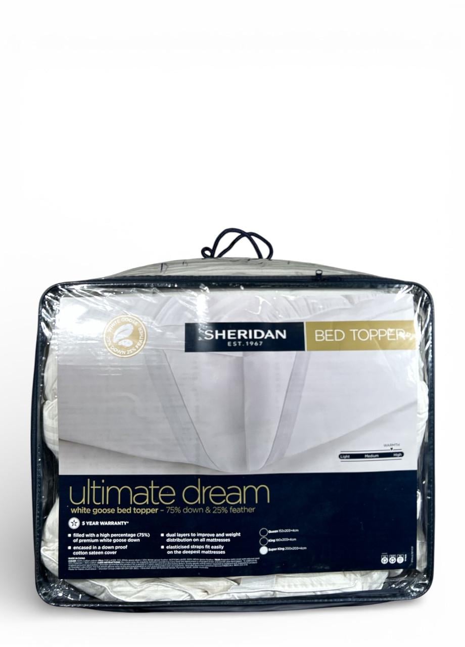 Наматрасник Sheridan пуховой Sheridan Ultimate Dream White Goose Bed Topper (2921592190) Наматрасник Sheridan пуховой Sheridan Ultimate Dream White Goose Bed Topper (2921592190)