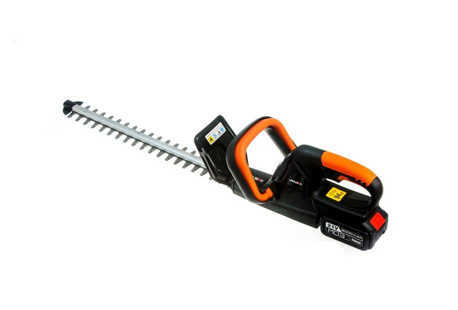 Кусторез аккумуляторный 800W лезвие 500 мм Черно-оранжевый (23692190) Кусторез аккумуляторный 800W лезвие 500 мм Черно-оранжевый (23692190)