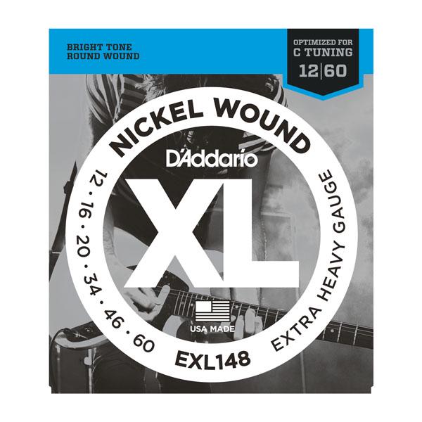 Струни для гітари DAddario EXL148 XL 12-60 Extra Heavy - фото 1