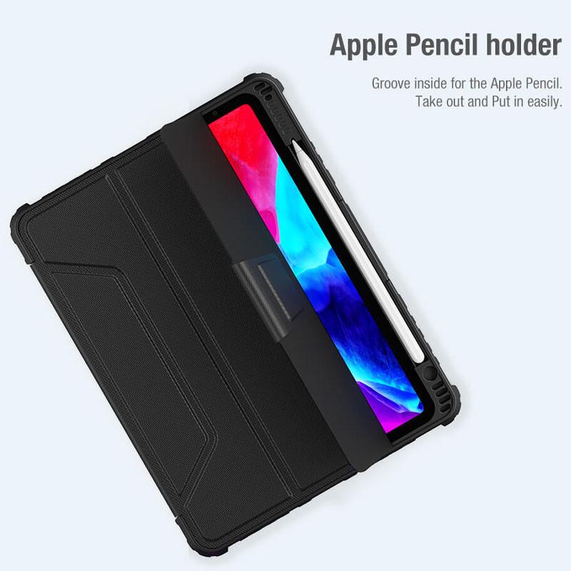 Чехол-книга противоударный Nillkin Bumper Pro для Apple iPad Pro 12,9" 2020-2022 Black (00000064662_1) - фото 8 Чехол-книга противоударный Nillkin Bumper Pro для Apple iPad Pro 12,9" 2020-2022 Black (00000064662_1) - фото 8