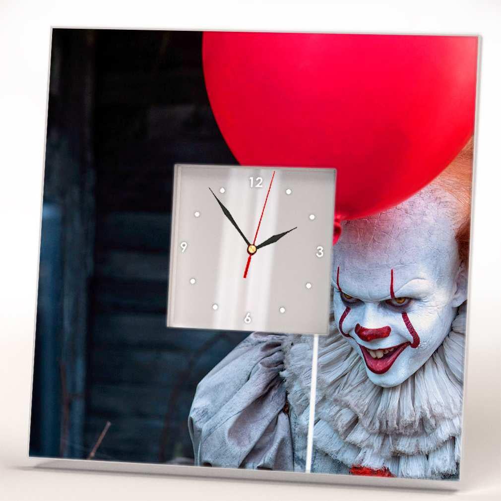Часы настенные дизайнерские WonderCloud клоун 260x260 мм (C03861)