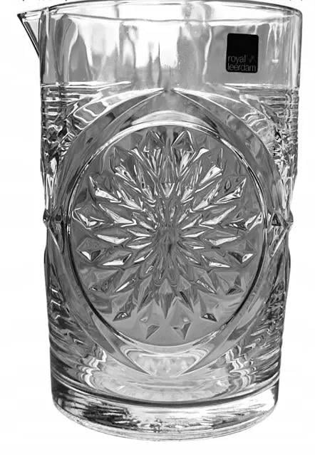 Набір для напоїв Royal Leerdam CYRA карфа скляна тиснена 0,7 л зі склянками 6 шт./70 мл (30626035)